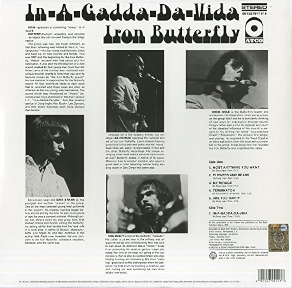 IRON BUTTERFLY - IN A GADDA DA VIDA - SPLATTER VINYL - Imagen 3