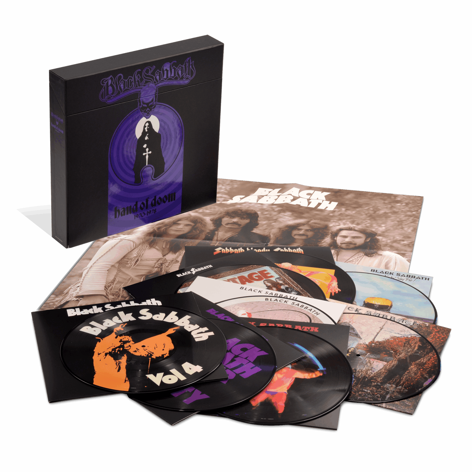 BLACK SABBATH - Hand Of Doom 1970-1978 (The Picture Disc Collection) (Box Set) (8 Lp's) - Imagen 2
