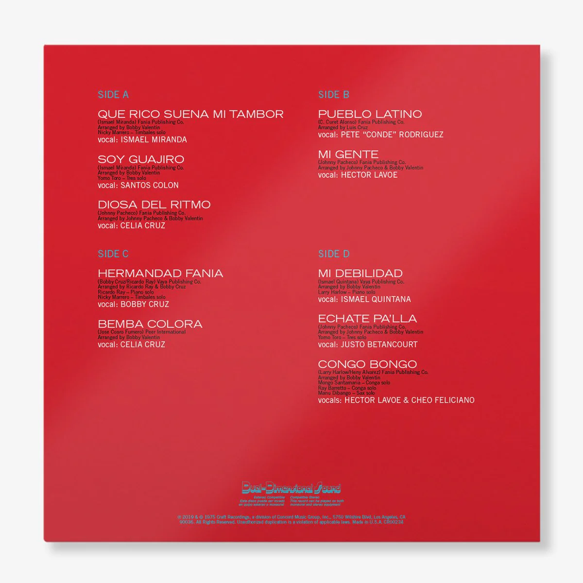 FANIA ALL STARS - Live At Yankee Stadium (2 Lp's) - Imagen 3