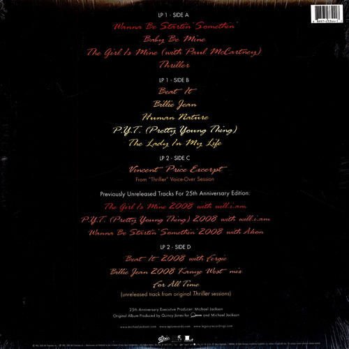 MICHAEL JACKSON - Thriller: 25th Anniversary Edition (2 Lp's) - Imagen 2