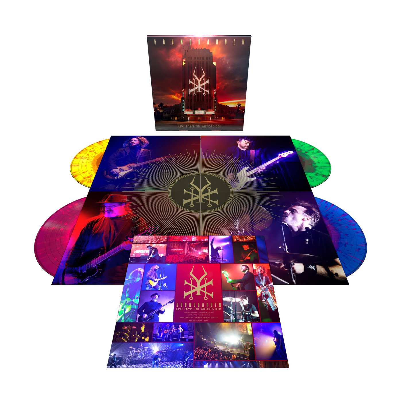 SOUNDGARDEN - LIVE FROM THE ARTISTS DEN – SUPER DELUXE EDITION – 4X180 GRAM COLOR VINYL