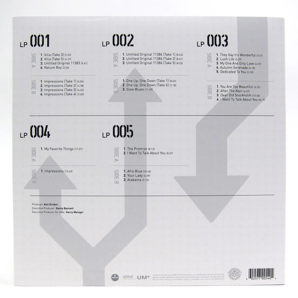 JOHN COLTRANE - 1963 : NEW DIRECTIONS – 5XLP BOX - Imagen 4