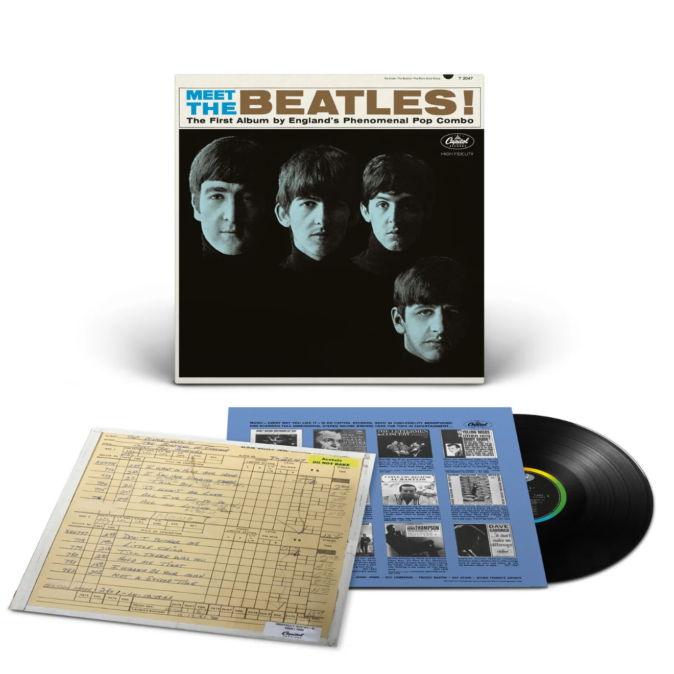 THE BEATLES - MEET THE BEATLES X 1 LP - Imagen 2
