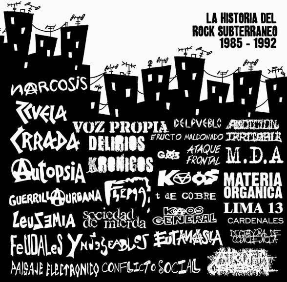 La Historia Del Rock Subterráneo 1985 - 1992 - CD