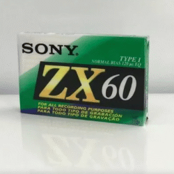 CASSETTE SONY  ZX60 - Type I - IEC I - Normal Position - Nuevo y Sellado