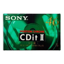 CASSETTE SONY  CDit II - Type II Bias High - Chrome  46 Min. - Nuevo y Sellado