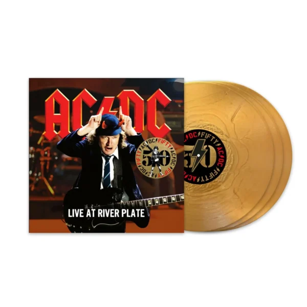 AC/DC – Live At River Plate (50th Anniversary Edition, Gold Color Vinyl ...