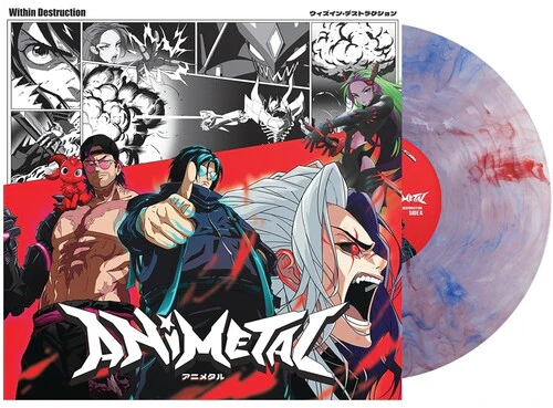 WITHIN DESTRUCTION - Animetal (Limited Edition, Clear/ Red/ White & Blue Marble Vinyl) - Imagen 2