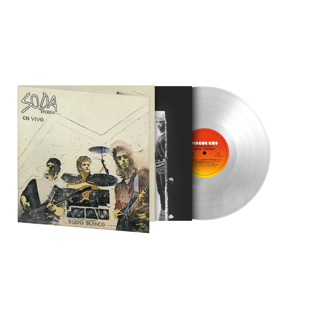 SODA STEREO - Ruido Blanco: En Vivo (Limited 180G - Crystal Clear Vinyl) - Music On Vinyl - Imagen 2