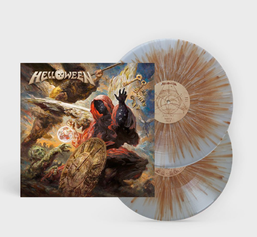 HELLOWEEN - Helloween (Transparent-Brown-White Splatter) - Imagen 2