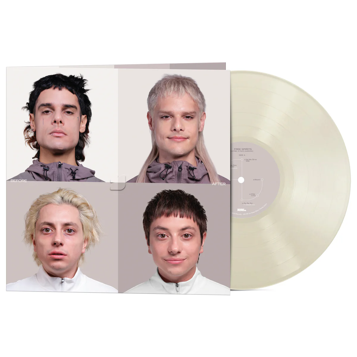 CA7RIEL Y PACO AMOROSO - Free Spirits (Milky Clear Vinyl) - Imagen 2