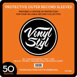 Funda protectora exterior para discos de vinilo de 7"  (50 unidades)