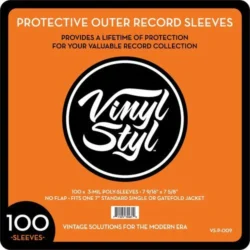 Funda protectora exterior para discos de vinilo de 7"  (100 unidades)
