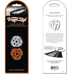 VINYL STYL -  45 RPM Adapter 10 Pack