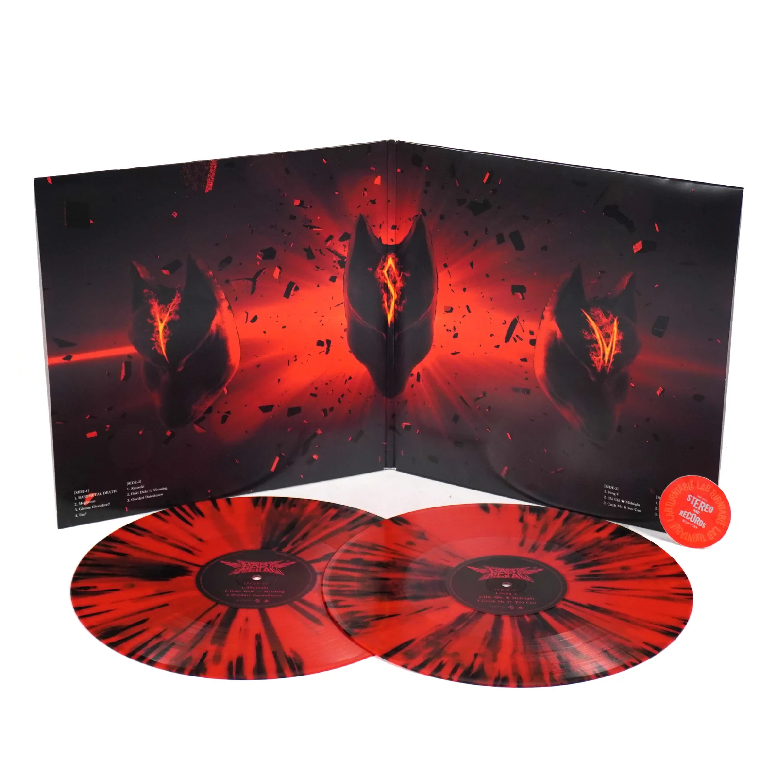 BABYMETAL - Babymetal (Red & Black Splatter Vinyl) (2LP) - Imagen 3