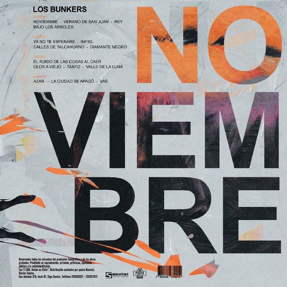 LOS BUNKERS - Noviembre (2LP) - Imagen 2